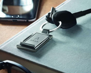 Logotrade advertising products photo of: Metal key ring phone stand Seinajoki