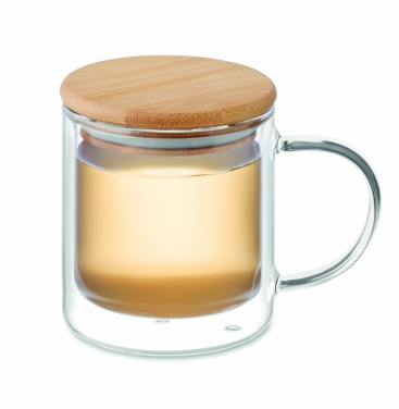 Logo trade advertising product photo of: Double wall borosilicate mug