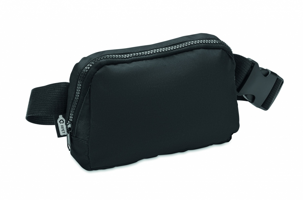 Logo trade promotional items image of: 300D RPET polyester waist bag