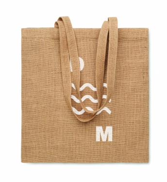 Logotrade promotional merchandise image of: Jute long handled shopping bag