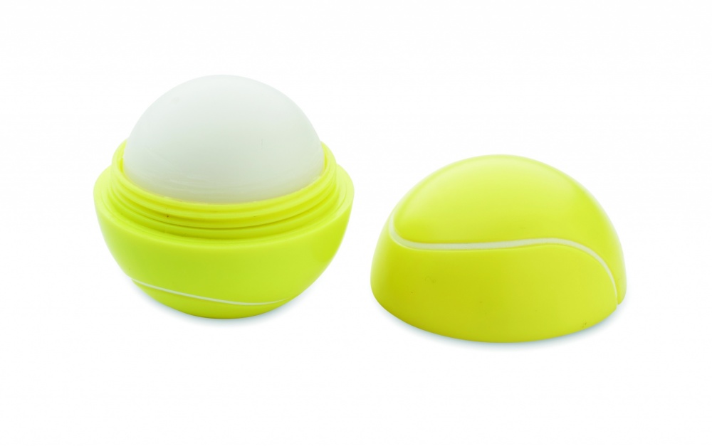 Logotrade promotional product image of: Lip balm in tennis ball shape