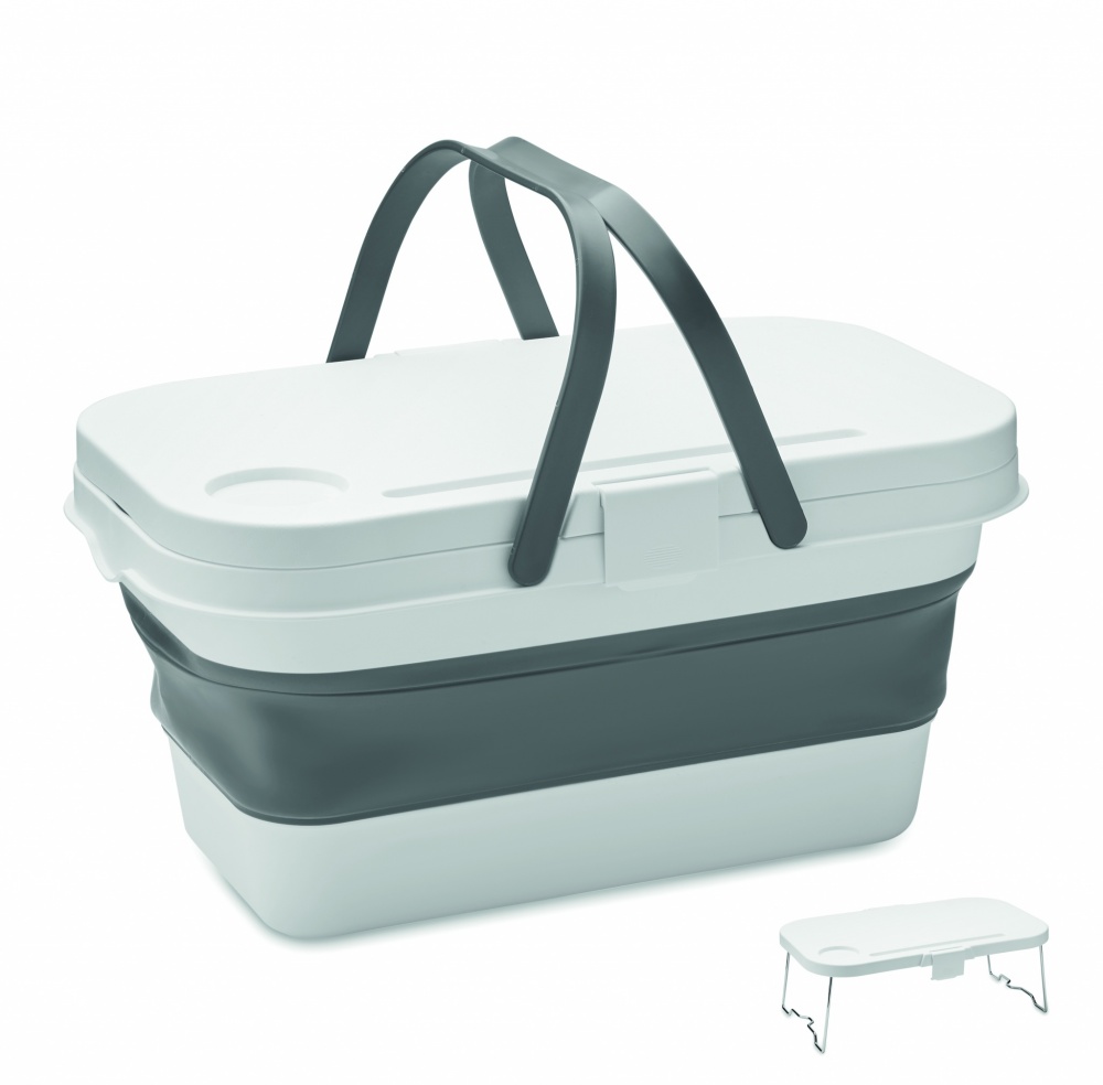Logo trade corporate gifts picture of: Collapsible picnic basket