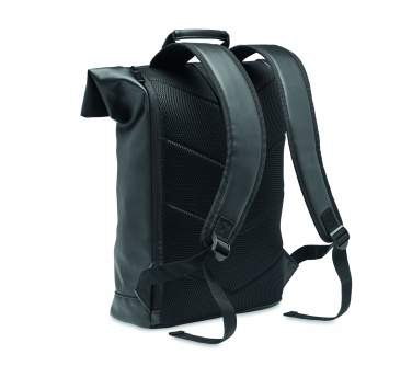 Logotrade advertising product image of: Laptop PU Rolltop backpack