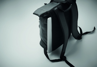 Logo trade advertising products picture of: Laptop PU Rolltop backpack