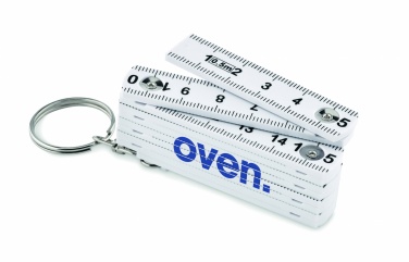 Logo trade promotional item photo of: Carpenters ruler key ring 50cm Kotka