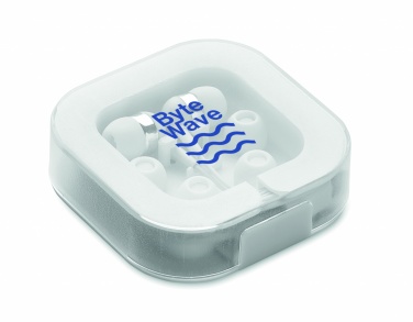 Logotrade promotional item image of: Ear phones with silicone covers