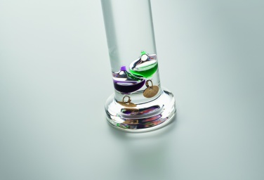 Logo trade promotional merchandise image of: Galileo thermometer glass 28cm