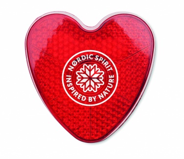 Logo trade promotional gifts picture of: Heart shaped reflector light