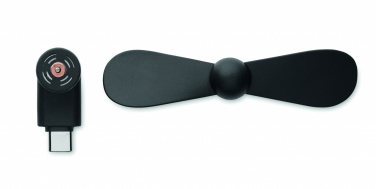 Logo trade business gift photo of: Portable USB-C fan