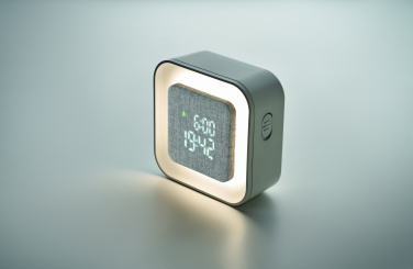 Logo trade promotional gifts image of: Recycled ABS/RPET alarm clock Stuttgart