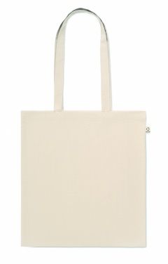 Logo trade promotional giveaway photo of: Recycled cotton shopping bag