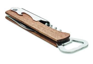 Logo trade promotional product photo of: 3 in 1 bamboo bottle opener WOOL