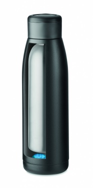 Logo trade promotional giveaways image of: Heat-cool double wall bottle