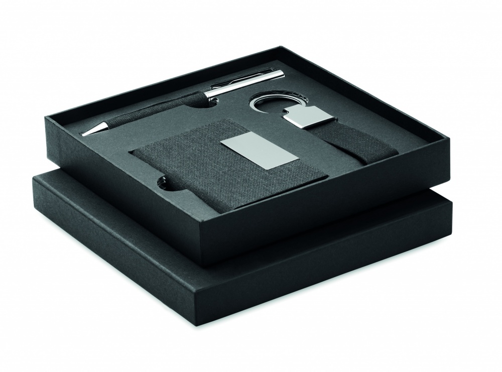 Logotrade corporate gifts photo of: 3-piece gift set in a gift box with customizable printing