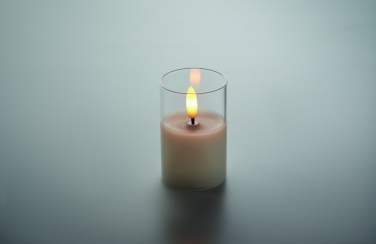 Logotrade promotional gift picture of: LED wax candle in glass holder