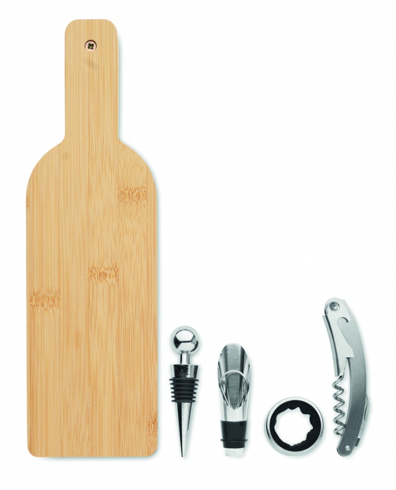 Logotrade advertising product image of: Bottle shaped wine set