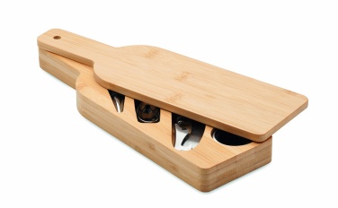 Logo trade advertising products image of: Bottle shaped wine set