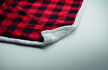 Logotrade corporate gifts photo of: RPET sherpa fleece blanket