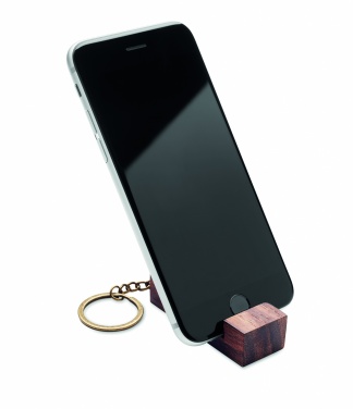 Logo trade promotional merchandise picture of: Key ring with phone stand Hyvinkää