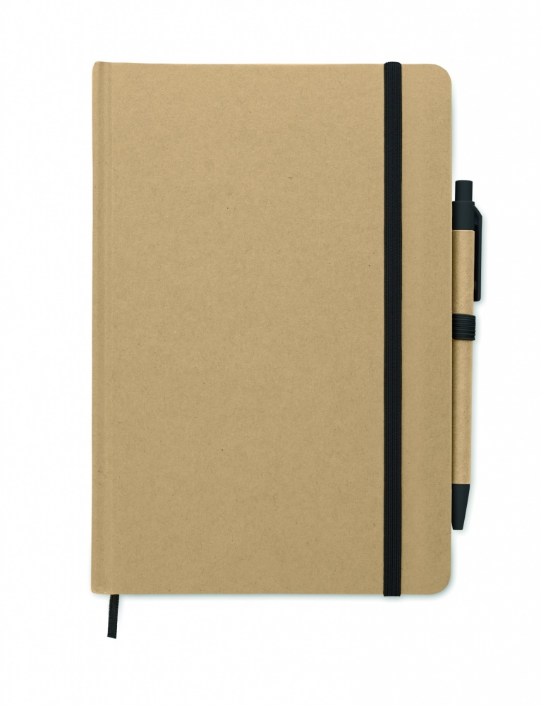 Logotrade promotional giveaways photo of: Caratil A5 notebook in recycled carton