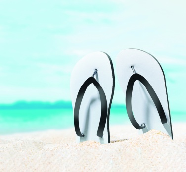Logo trade promotional merchandise photo of: Sublimation beach slippers