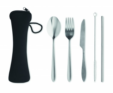 Logo trade corporate gifts picture of: Cutlery set stainless steel
