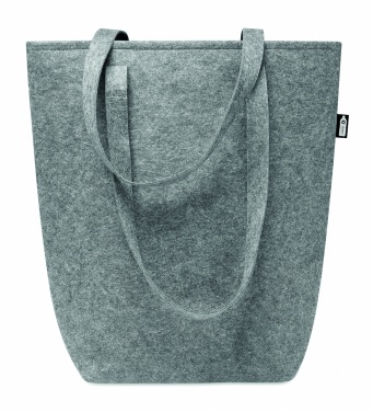 Logo trade corporate gifts picture of: RPET felt shopping bag