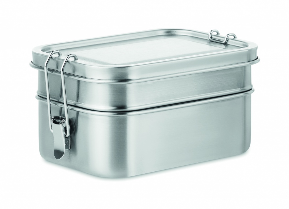 Logo trade promotional merchandise photo of: Stainless steel lunch box
