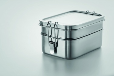 Logo trade promotional giveaway photo of: Stainless steel lunch box