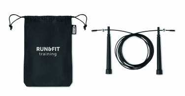 Logo trade advertising products picture of: Speed jumping rope RPET pouch