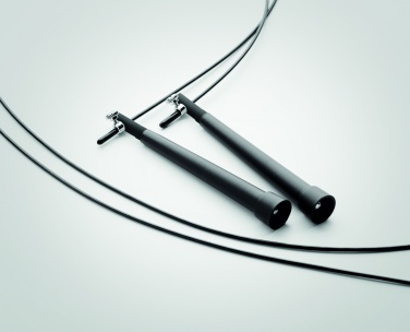 Logo trade business gifts image of: Speed jumping rope RPET pouch