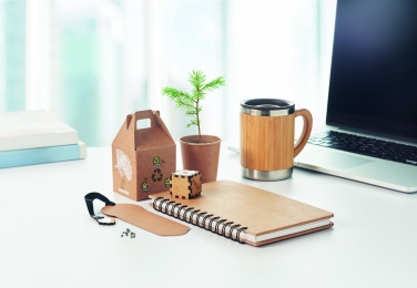 Logotrade promotional giveaway picture of: A5 Pine tree GROWNOTEBOOK™