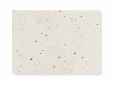 Logotrade promotional item image of: Grass/seed paper memo pad