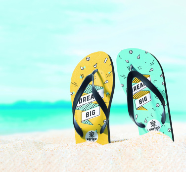 Logo trade promotional products image of: Sublimation beach slippers