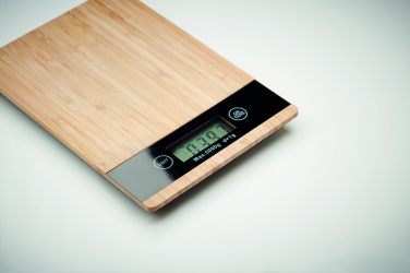 Logotrade promotional items photo of: Bamboo digital kitchen scales