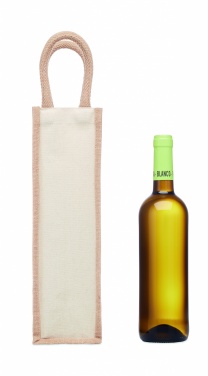 Logotrade promotional product image of: Jute wine bag for one bottle