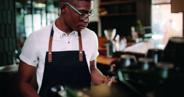 Logotrade corporate gifts photo of: Organic cotton apron 340 gr/m²