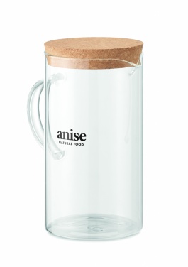 Logotrade promotional products photo of: Borosilicate glass decanter 1L