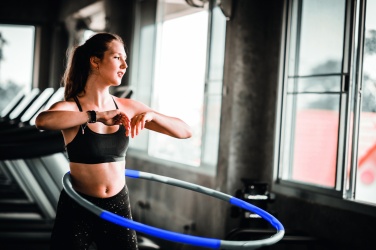 Logo trade promotional gift photo of: Hula hoop in RPET pouch