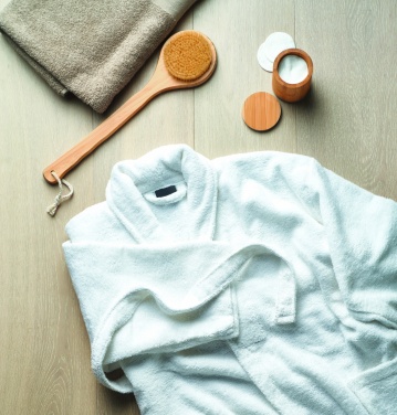 Logo trade advertising products picture of: Bathrobe organic cotton XL/XXL