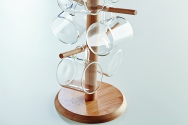 Logotrade promotional gift image of: Bamboo cup set holder