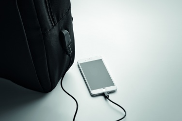 Logo trade advertising products image of: Laptop backpack in 300D RPET