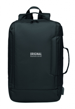 Logo trade promotional giveaways picture of: Laptop backpack in 300D RPET