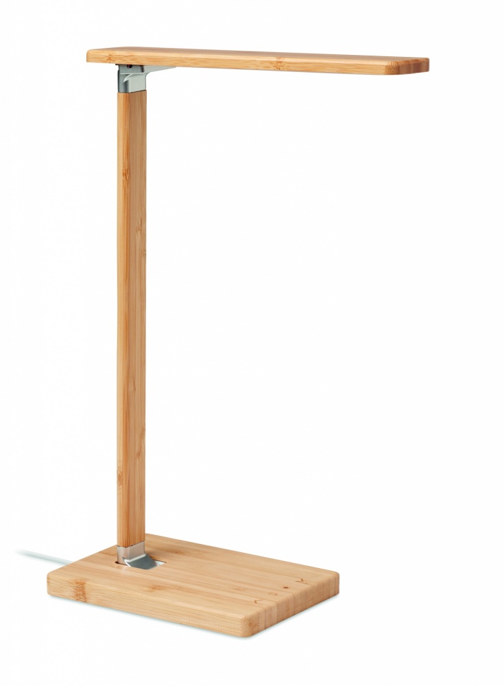 Logo trade corporate gifts image of: Desktop light and charger 10W