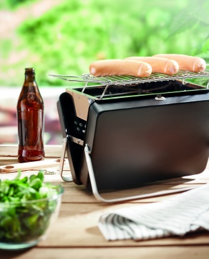Logo trade business gifts image of: Portable barbecue and stand
