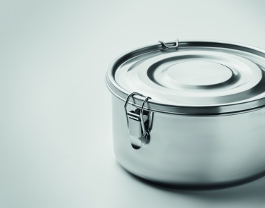 Logo trade corporate gifts image of: Set of 2 stainless steel boxes