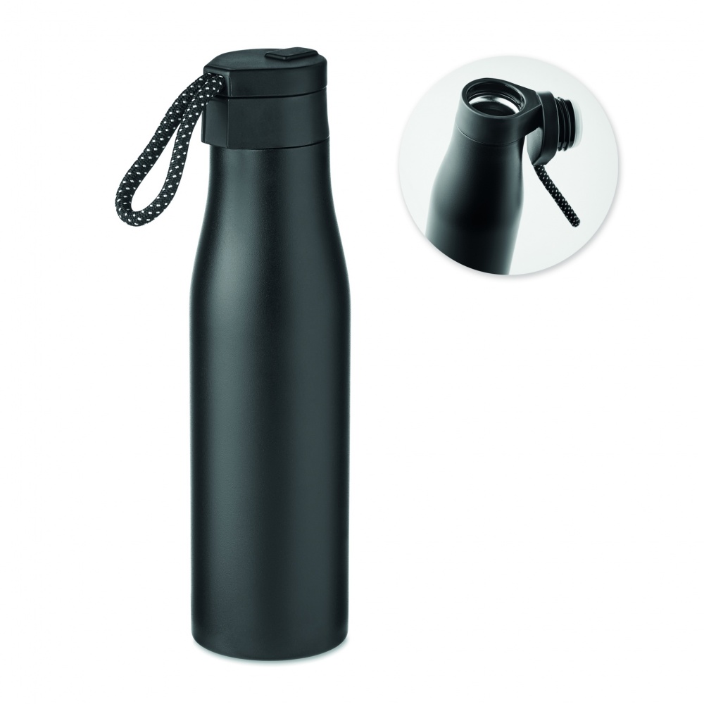 Logo trade advertising products image of: Double wall flask 600ml