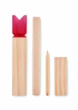 Logo trade promotional products image of: Pinewood outdoor throwing game