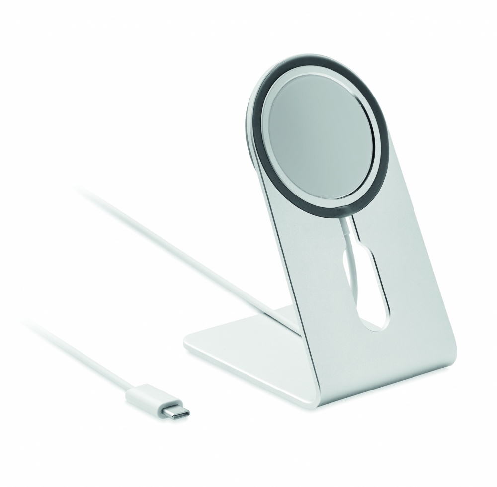 Logotrade promotional item image of: Portable magnetic charger 15W