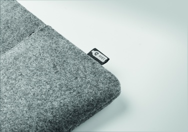 Logotrade promotional giveaway picture of: RPET felt zipped laptop bag